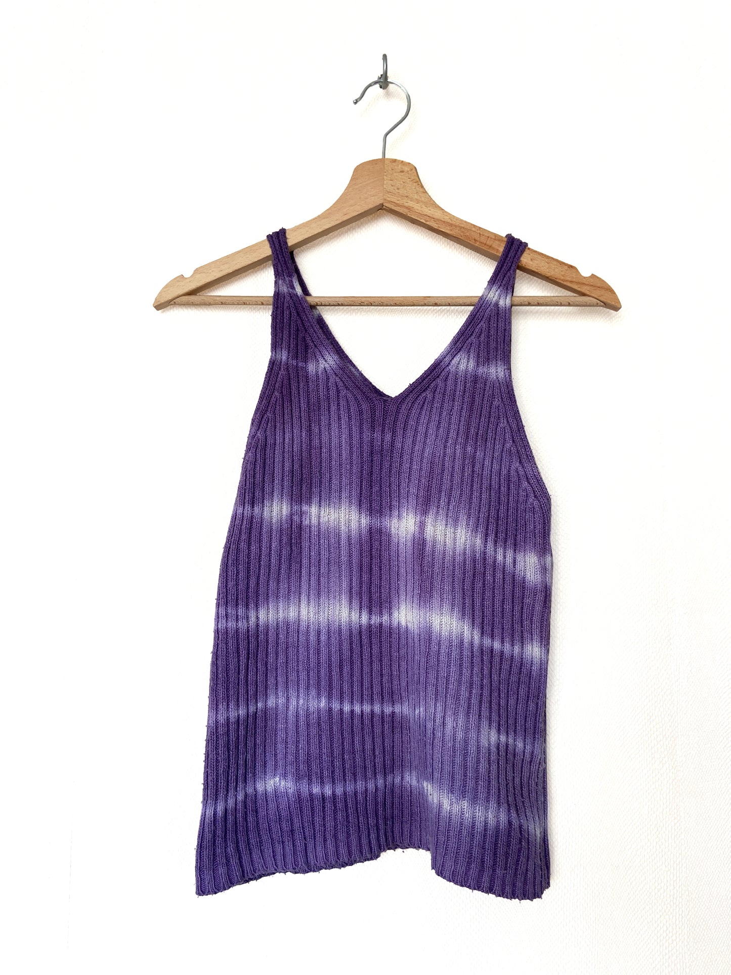 Top caraco tie and dye violet