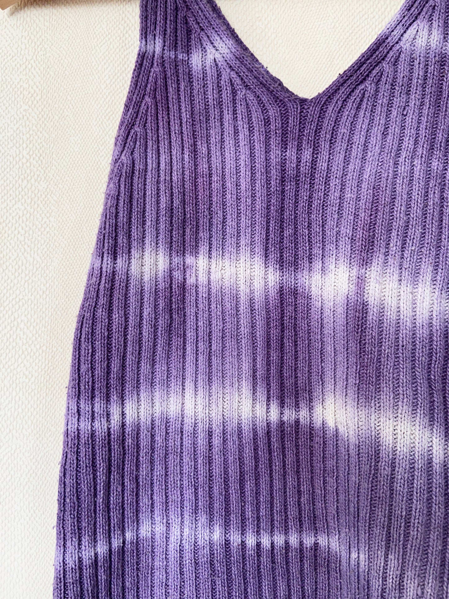 Top caraco tie and dye violet